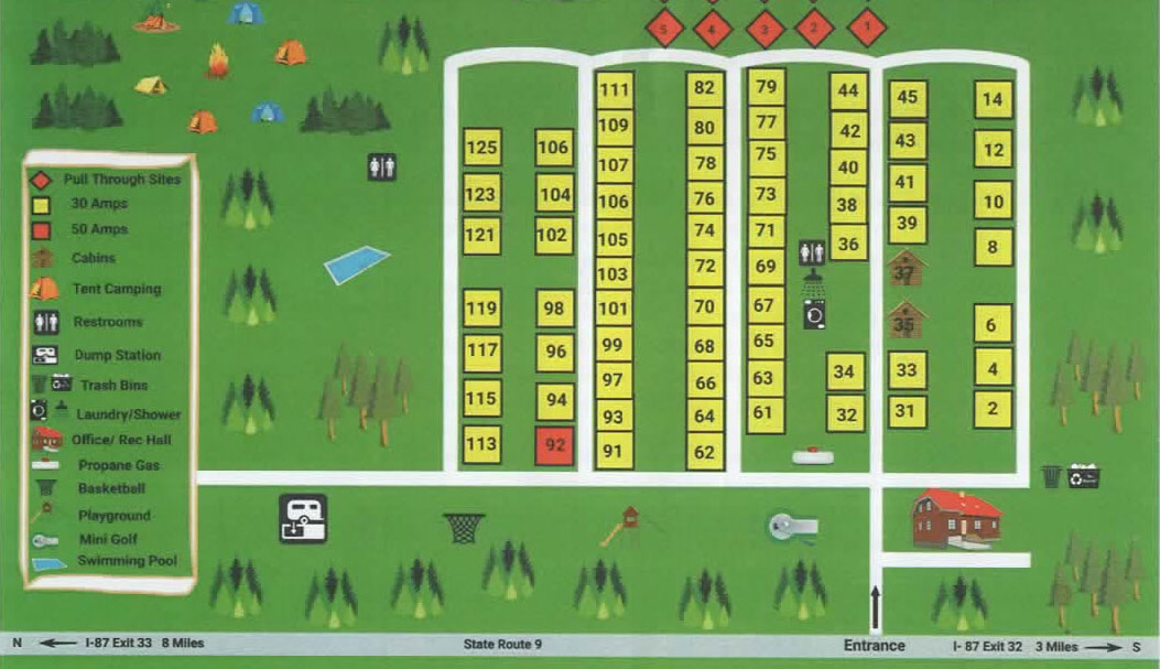 Campsite Map